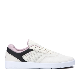 Mens Supra Low Top Shoes SAINT Bone/Black/white | AU-51947